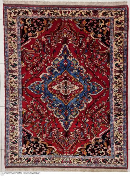 فرش لاکی بختیاری-سایز شش متری-b13778