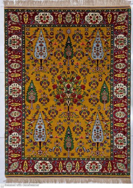 قالی دستباف قشقایی-سایز قالیچه-gh34223