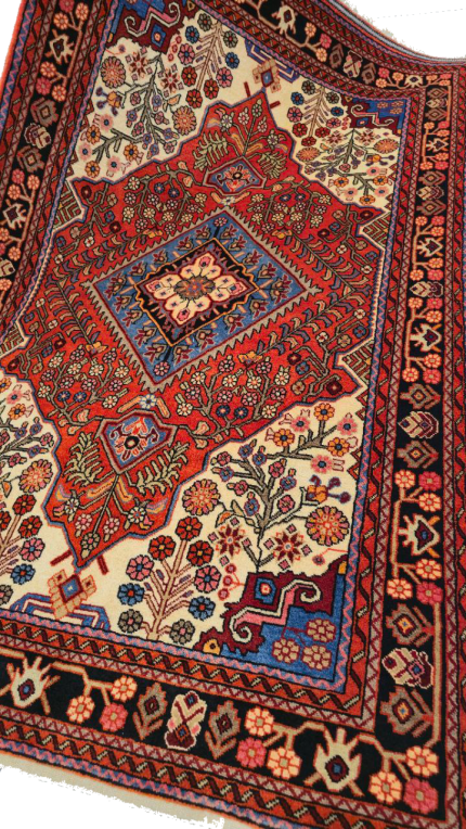 فرش دستباف لاکی نهاوند-سایز پرده ای-n331240